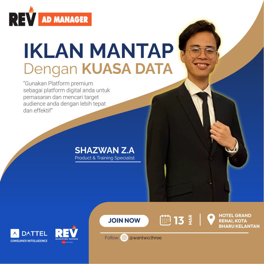 Shazwan promotional speaker visual