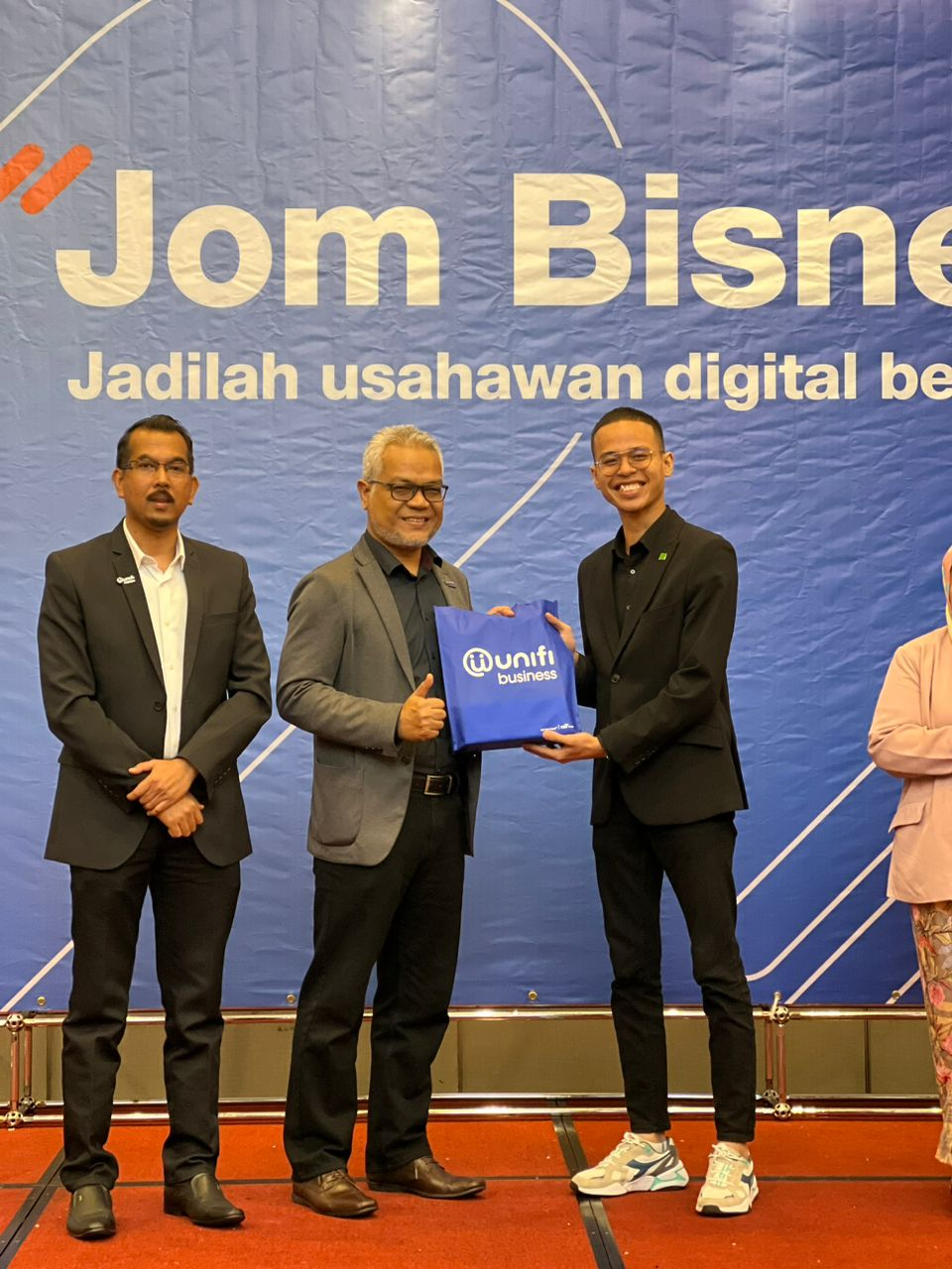 Shazwan at a digital business event